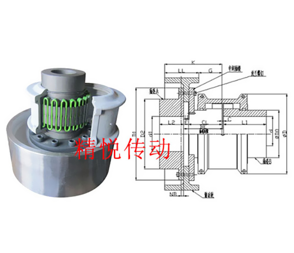 沈阳T61系列制动轮蛇形弹簧联轴器