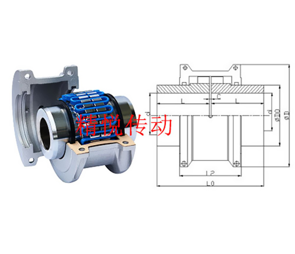 北京T10系列基本型联结蛇形弹簧联轴器